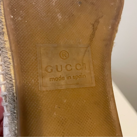 GUCCI LOGO CANVAS ESPADRILLE - Picture 10 of 11